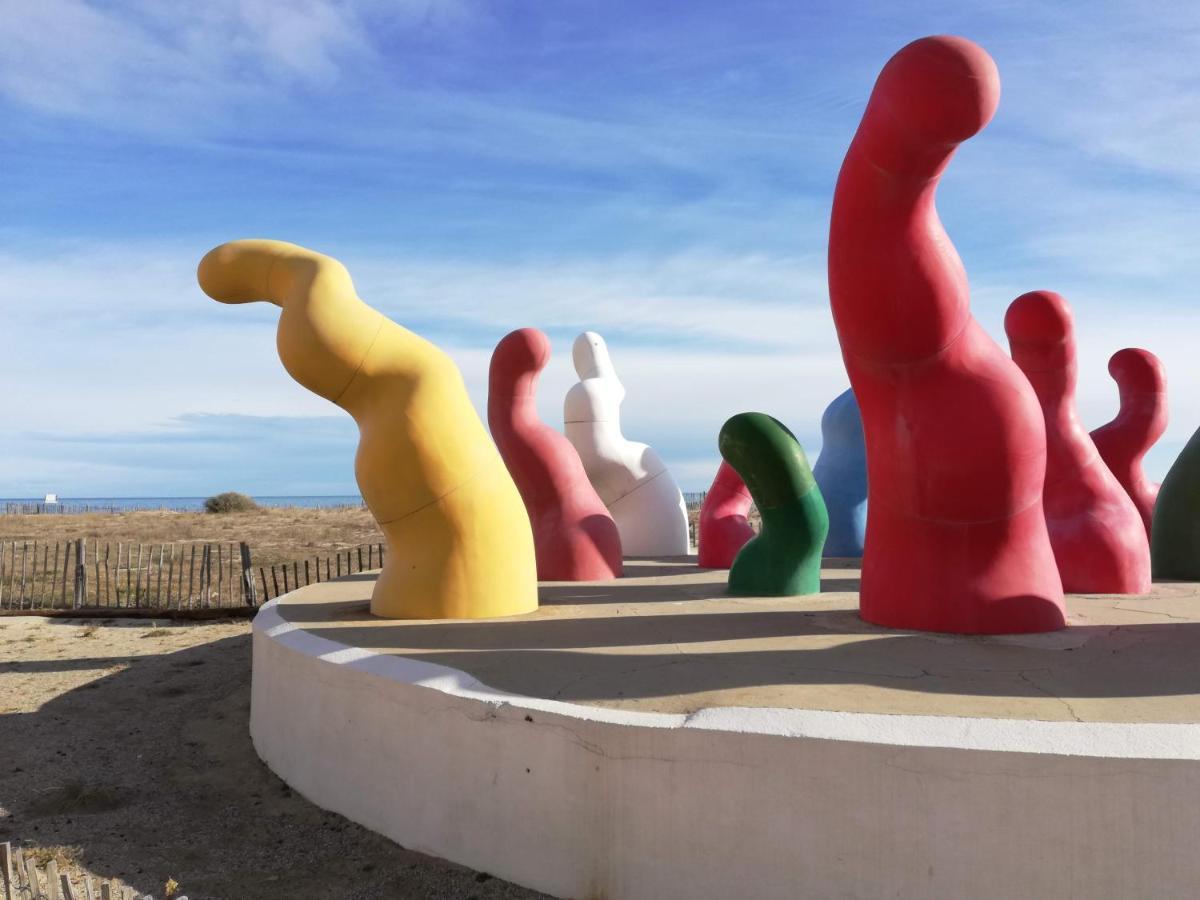 Апартаменты Les Marines III - Tout Confort - Tout Equipe - En Bord De Mer - Avec Jardin - Proche Commerces Et Animations Ле Баркарес Экстерьер фото